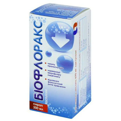 Світлина Біофлоракс сироп 670 мг/мл флакон 200мл